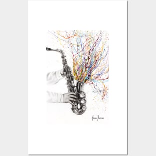 The Jazz Saxophone Posters and Art